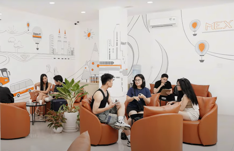 Phòng chờ tiện nghi tại 121 Cô Giang